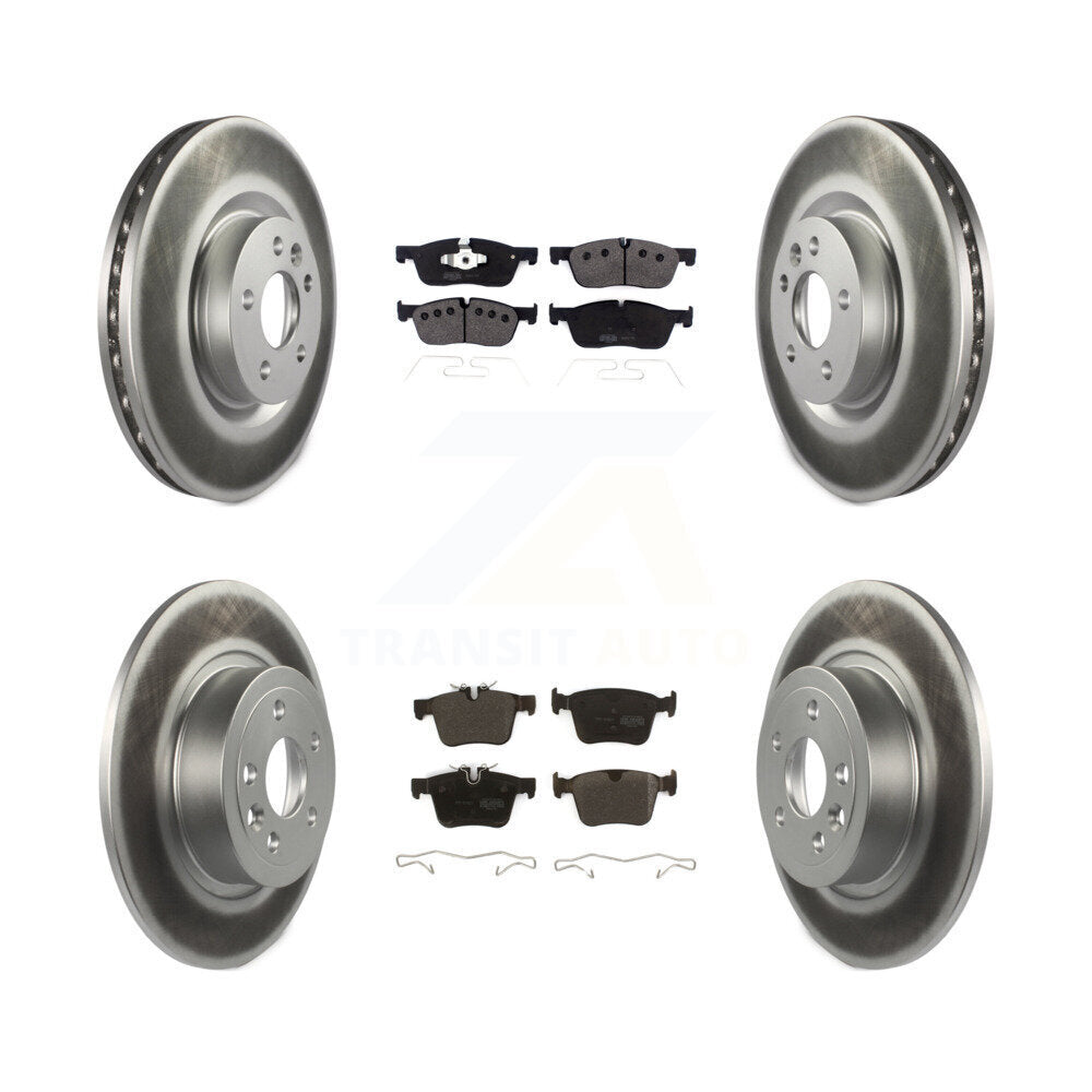 [Avant + Arrière] Kit de disque (revêtu) et plaquette (semi-métallique) de frein pour Land Rover Range Evoque avec 325mm Diameter Rotor KGF-102237