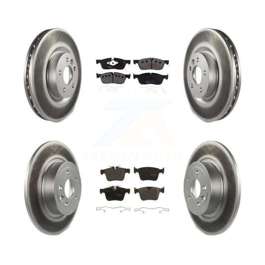 [Avant + Arrière] Kit de disque (revêtu) et plaquette (semi-métallique) de frein pour Land Rover Range Evoque avec 325mm Diameter Rotor KGF-102237