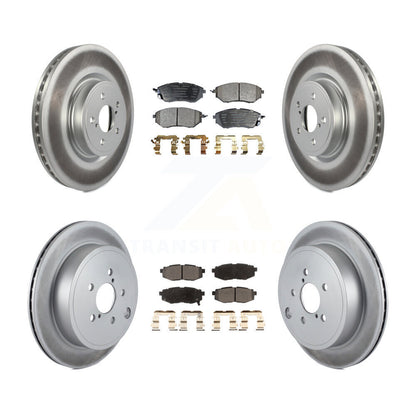 [Avant + Arrière] Kit de disque (revêtu) et plaquette (semi-métallique) de frein pour Subaru Outback Legacy KGF-102247