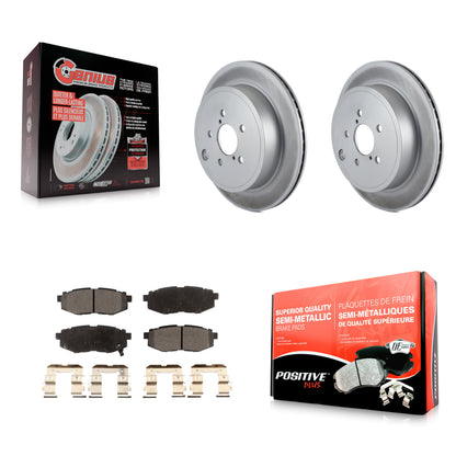 [Arrière] Kit de disque (revêtu) et plaquette (semi-métallique) de frein pour Subaru Outback Legacy Scion FR-S BRZ Toyota 86 KGF-102274