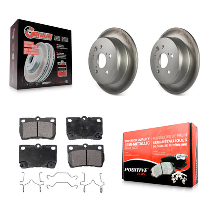 [Arrière] Kit de disque (revêtu) et plaquette (semi-métallique) de frein pour Lexus IS250 KGF-102280