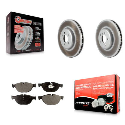[Avant] Kit de disque (revêtu) et plaquette (semi-métallique) de frein pour BMW 750Li xDrive 750i 550i GT KGF-102297