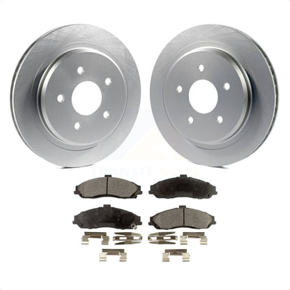 [Avant] Kit de disque (revêtu) et plaquette (semi-métallique) de frein pour 1997-2004 Chevrolet Corvette KGF-102298 par Transit Auto