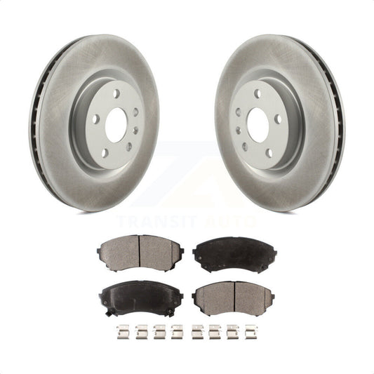 [Avant] Kit de disque (revêtu) et plaquette (semi-métallique) de frein pour Cadillac CTS KGF-102303 par Transit Auto
