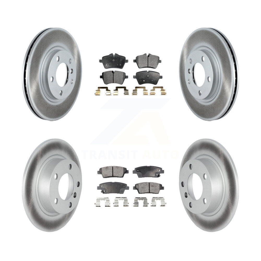 [Avant + Arrière] Kit de disque (revêtu) et plaquette (semi-métallique) de frein pour Mini Cooper Countryman Paceman KGF-102329