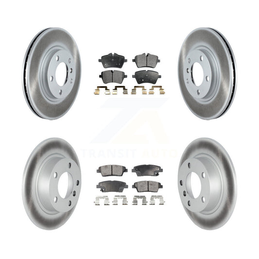 [Avant + Arrière] Kit de disque (revêtu) et plaquette (semi-métallique) de frein pour Mini Cooper Countryman Paceman KGF-102329