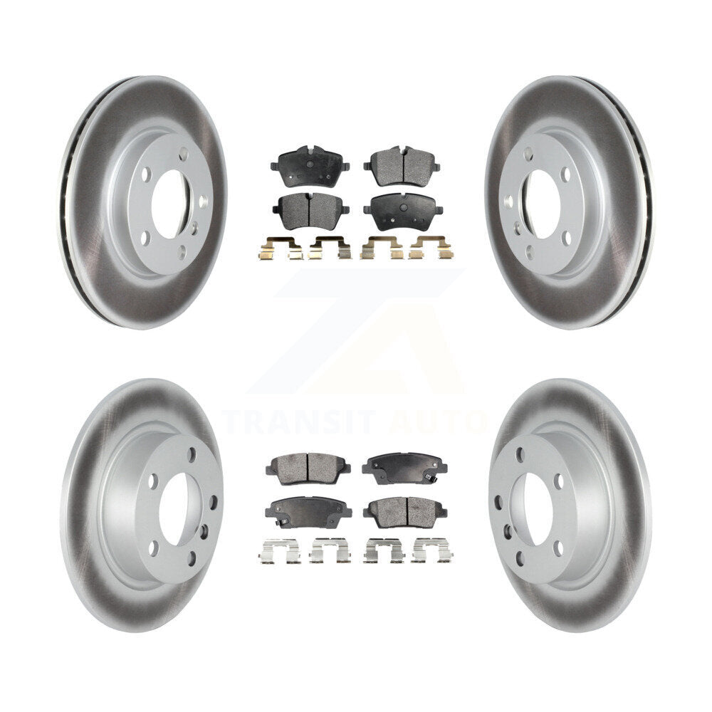 [Avant + Arrière] Kit de disque (revêtu) et plaquette (semi-métallique) de frein pour Mini Cooper Countryman Paceman Base KGF-102330