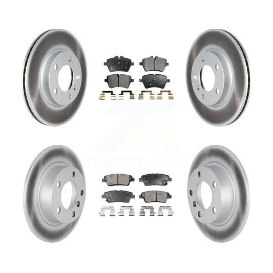 [Avant + Arrière] Kit de disque (revêtu) et plaquette (semi-métallique) de frein pour Mini Cooper Countryman Paceman Base KGF-102330