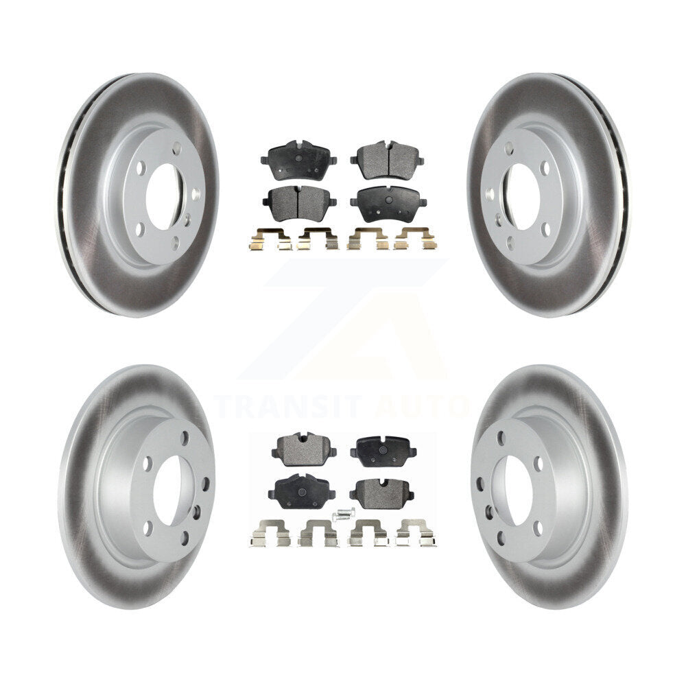 [Avant + Arrière] Kit de disque (revêtu) et plaquette (semi-métallique) de frein pour Mini Cooper Countryman Paceman KGF-102331