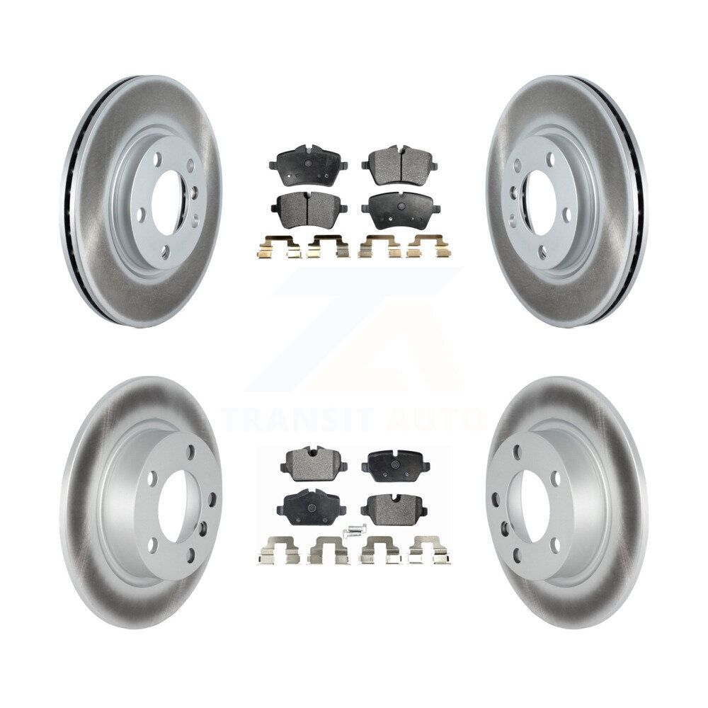 [Avant + Arrière] Kit de disque (revêtu) et plaquette (semi-métallique) de frein pour Mini Cooper Countryman Paceman KGF-102332