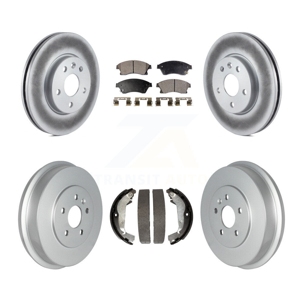 [Avant + Arrière] Kit de disque (revêtu) et plaquette (semi-métallique) de frein pour Chevrolet Cruze Limited KGF-102401