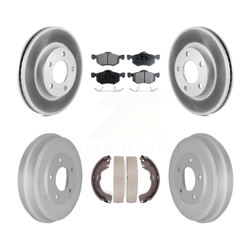 [Avant + Arrière] Kit de disque (revêtu) et plaquette (semi-métallique) de frein pour Ford Escape Mazda Tribute Mercury Mariner KGF-102403