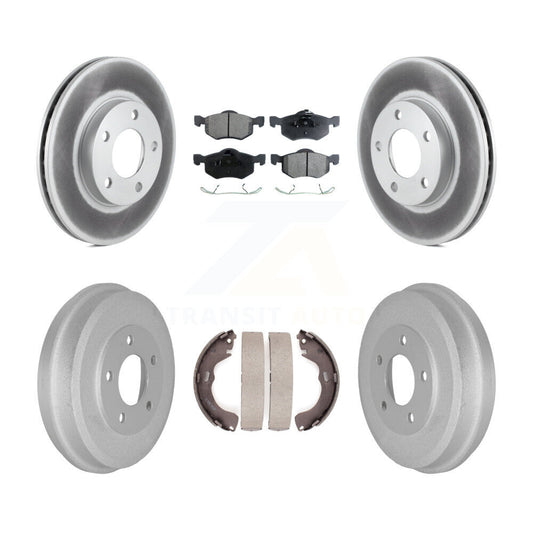 [Avant + Arrière] Kit de disque (revêtu) et plaquette (semi-métallique) de frein pour Ford Escape Mazda Tribute Mercury Mariner KGF-102403