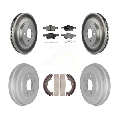 [Avant + Arrière] Kit de disque (revêtu) et plaquette (semi-métallique) de frein pour Ford Escape Mercury Mariner Mazda Tribute KGF-102404