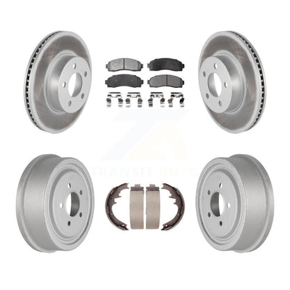[Avant + Arrière] Kit de disque (revêtu) et plaquette (semi-métallique) de frein pour Ford Ranger Mazda B4000 avec 10" Diameter KGF-102405