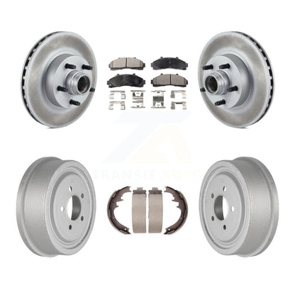 [Avant + Arrière] Kit de disque (revêtu) et plaquette (semi-métallique) de frein pour Ford Ranger avec 10" Diameter KGF-102416