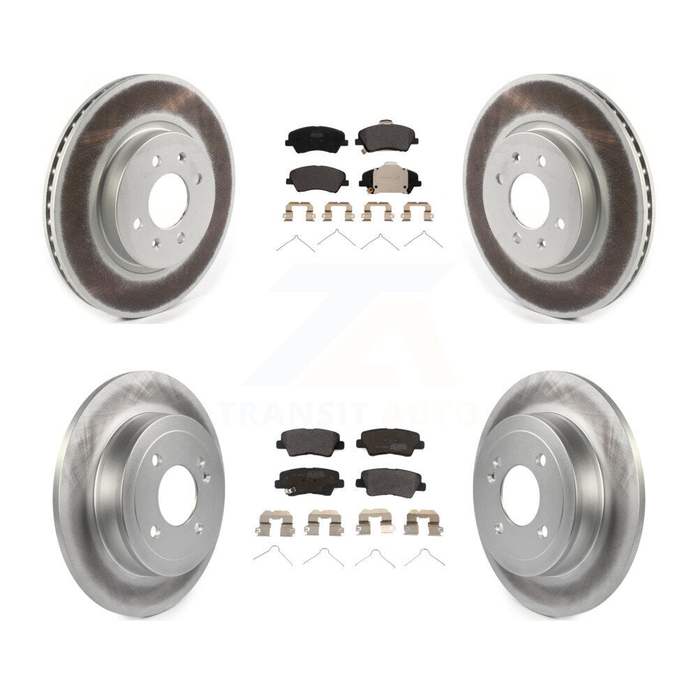 [Avant et Arrière] Disque et plaquette de frein pour Kia Rio Hyundai Accent KGF-102424