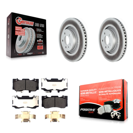 [Avant] Kit de disque (revêtu) et plaquette (semi-métallique) de frein pour Ford Mustang KGF-102428