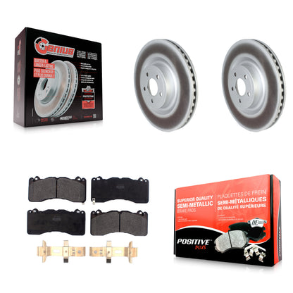 [Avant] Kit de disque (revêtu) et plaquette (semi-métallique) de frein pour Ford Mustang KGF-102429