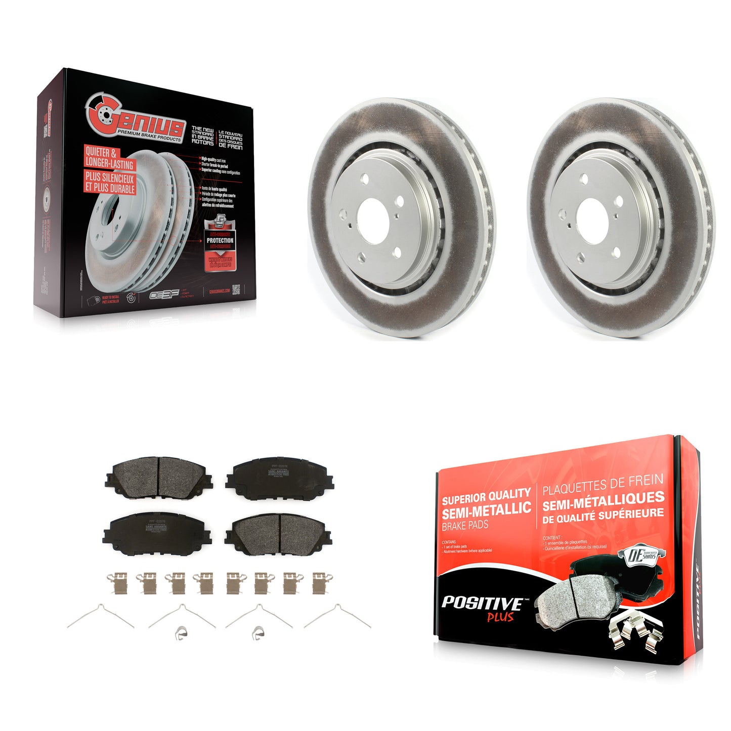 [Avant] Disque et plaquette de frein pour 20-23 Toyota Camry XSE With TRD Package KGF-102435