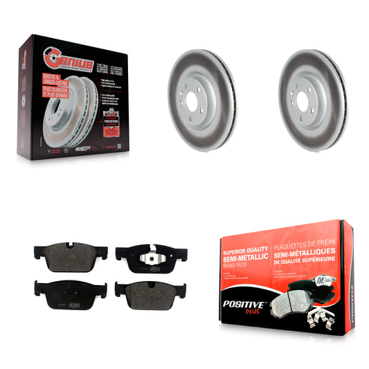 [Avant] Kit de disque (revêtu) et plaquette (semi-métallique) de frein pour Volvo XC60 S90 S60 V90 Cross Country V60 KGF-102437