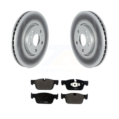 [Avant] Kit de disque (revêtu) et plaquette (semi-métallique) de frein pour Volvo S90 S60 V60 Cross Country V90 avec 296mm Diameter Rotor KGF-102438 par Transit Auto