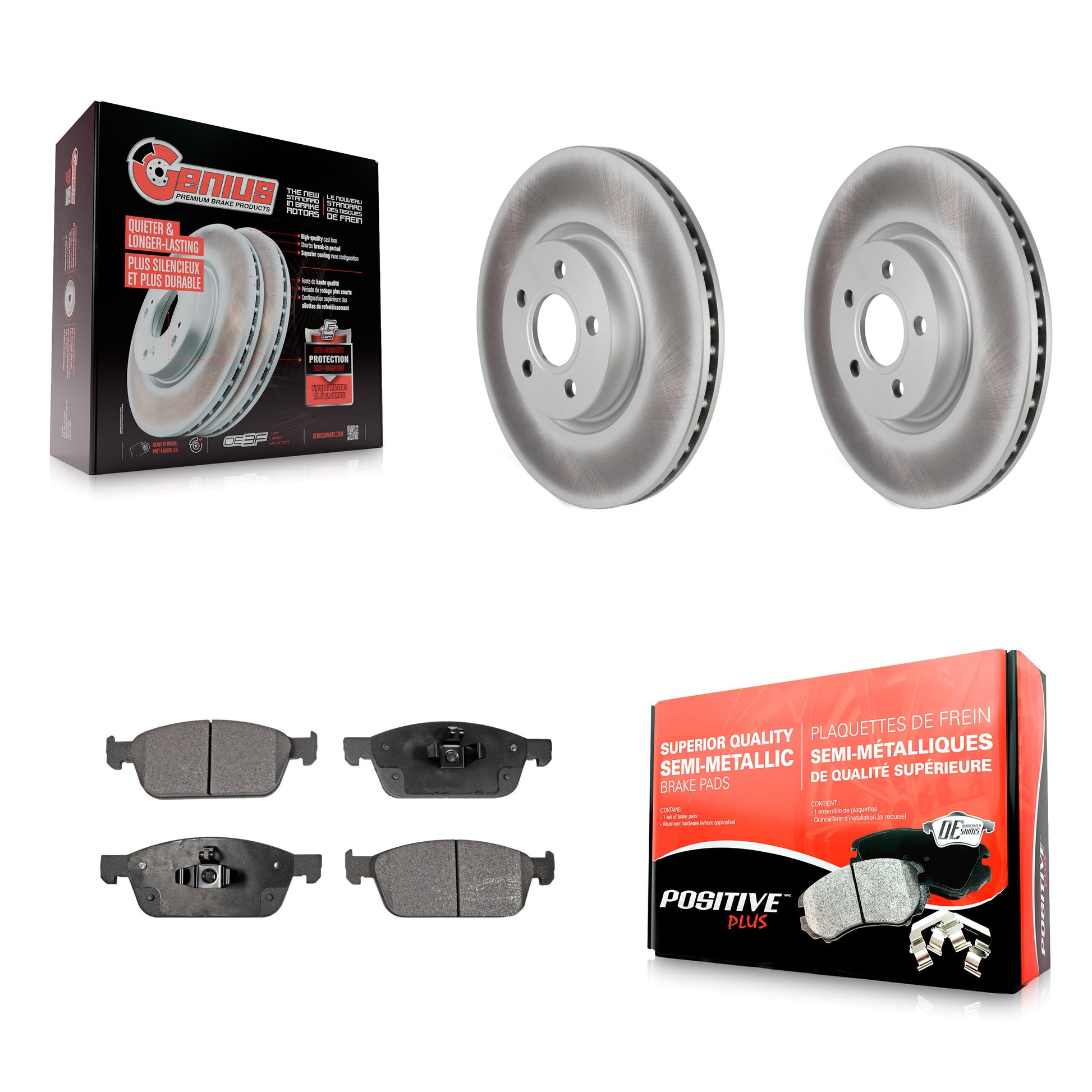[Avant] Disque et plaquette de frein pour Ford Transit Connect KGF-102443