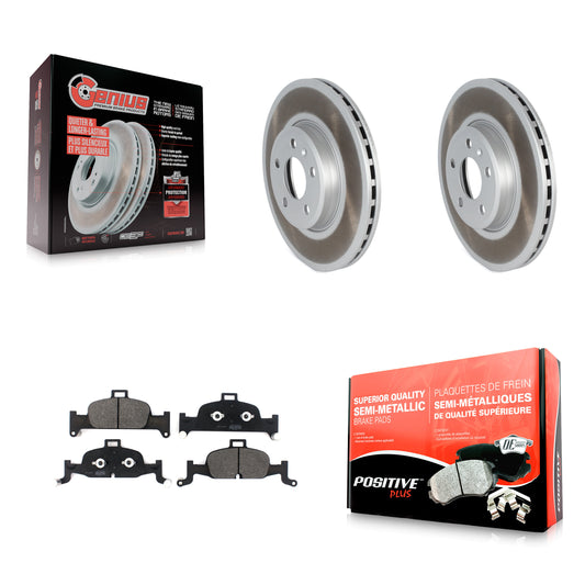 [Avant] Kit de disque (revêtu) et plaquette (semi-métallique) de frein pour Audi A4 Quattro A5 Sportback KGF-102457