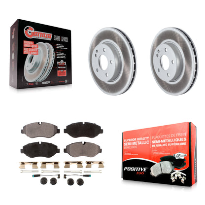 [Avant] Kit de disque (revêtu) et plaquette (semi-métallique) de frein pour 2016-2020 Mercedes-Benz Metris KGF-102459