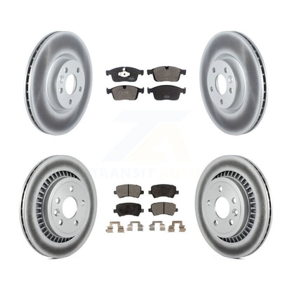 [Avant + Arrière] Kit de disque (revêtu) et plaquette (semi-métallique) de frein pour Volvo XC60 KGF-102468