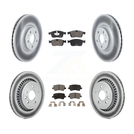 [Avant + Arrière] Kit de disque (revêtu) et plaquette (semi-métallique) de frein pour Volvo XC60 KGF-102468