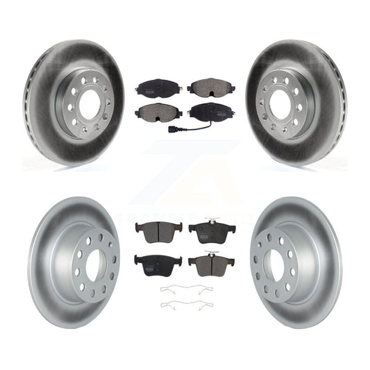 [Avant + Arrière] Kit de disque (revêtu) et plaquette (semi-métallique) de frein pour Volkswagen Jetta Taos KGF-102471