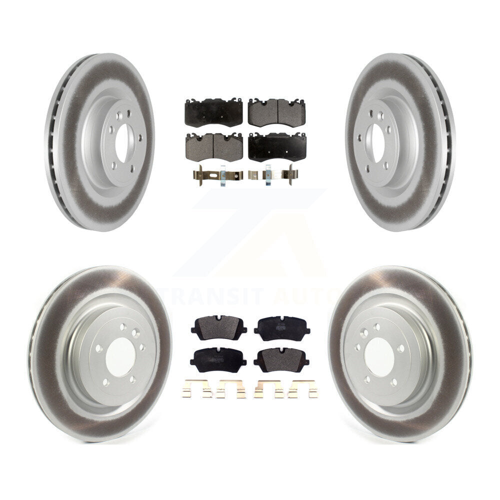 [Avant + Arrière] Kit de disque (revêtu) et plaquette (semi-métallique) de frein pour Land Rover Range Sport avec 363mm Diameter Rotor KGF-102479