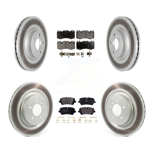 [Avant + Arrière] Kit de disque (revêtu) et plaquette (semi-métallique) de frein pour Land Rover Range Sport avec 363mm Diameter Rotor KGF-102479