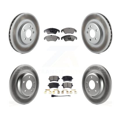 [Avant + Arrière] Kit de disque (revêtu) et plaquette (semi-métallique) de frein pour 2013 Audi A4 allroad KGF-102486