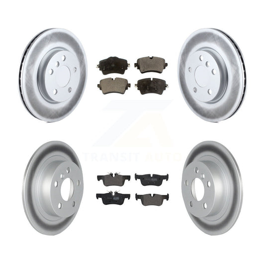 [Avant + Arrière] Kit de disque (revêtu) et plaquette (semi-métallique) de frein pour Mini Cooper Clubman KGF-102491