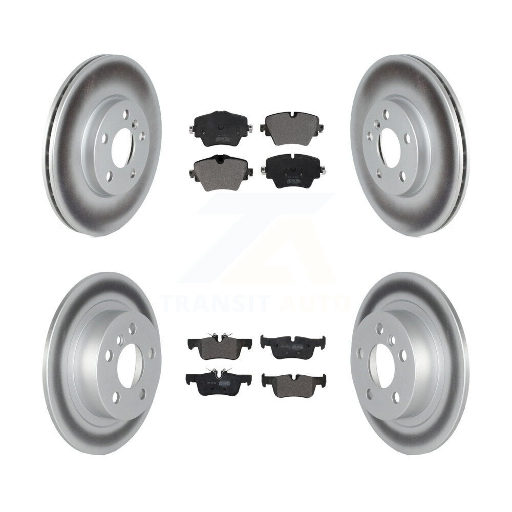 [Avant + Arrière] Kit de disque (revêtu) et plaquette (semi-métallique) de frein pour Mini Cooper Countryman Clubman KGF-102492