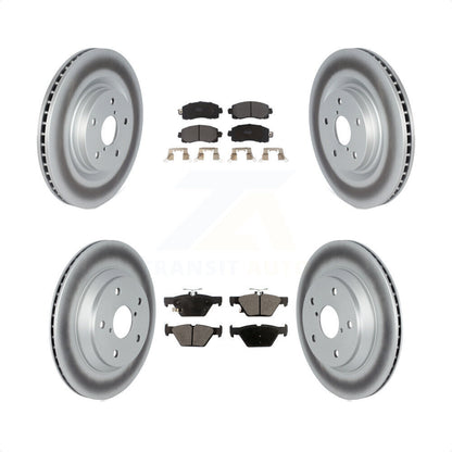 [Avant + Arrière] Kit de disque (revêtu) et plaquette (semi-métallique) de frein pour 2019-2021 Subaru Forester avec 316mm Diameter Rotor KGF-102495 par Transit Auto