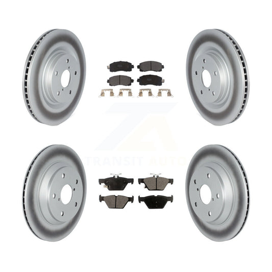 [Avant + Arrière] Kit de disque (revêtu) et plaquette (semi-métallique) de frein pour 2019-2021 Subaru Forester avec 316mm Diameter Rotor KGF-102495