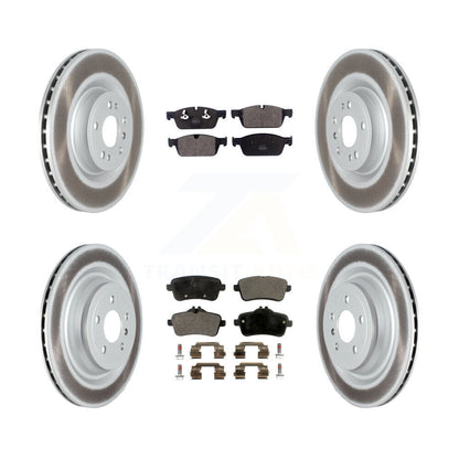 [Avant + Arrière] Kit de disque (revêtu) et plaquette (semi-métallique) de frein pour 2017 Mercedes-Benz GLS350d KGF-102507