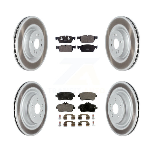 [Avant + Arrière] Kit de disque (revêtu) et plaquette (semi-métallique) de frein pour 2017 Mercedes-Benz GLS350d KGF-102507