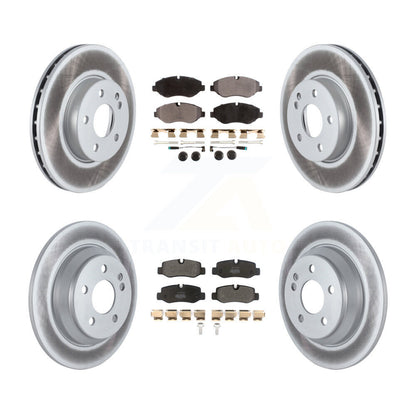 [Avant + Arrière] Kit de disque (revêtu) et plaquette (semi-métallique) de frein pour 2016-2020 Mercedes-Benz Metris KGF-102508