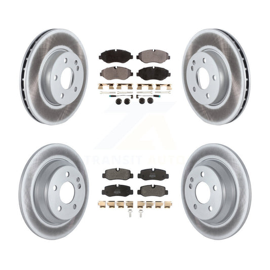 [Avant + Arrière] Kit de disque (revêtu) et plaquette (semi-métallique) de frein pour 2016-2020 Mercedes-Benz Metris KGF-102508