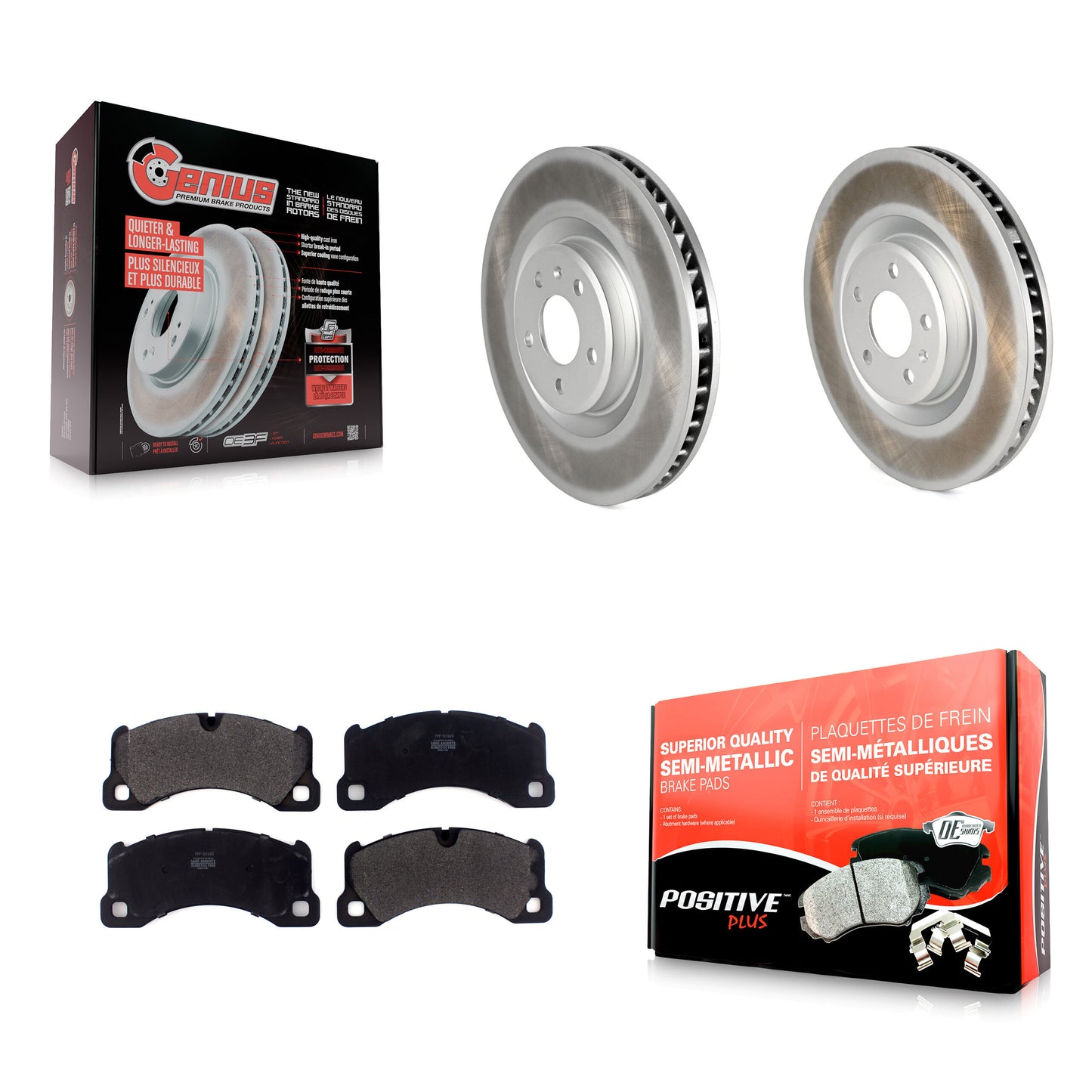 [Avant] Disque et plaquette de frein pour 2015-2017 Porsche Macan S KGF-102514
