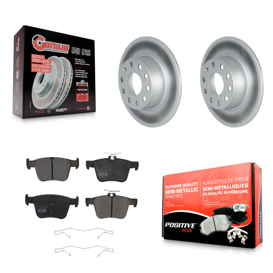 [Arrière] Kit de disque (revêtu) et plaquette (semi-métallique) de frein pour Volkswagen Jetta Taos KGF-102525