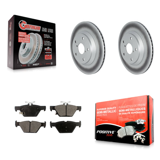 [Arrière] Kit de disque (revêtu) et plaquette (semi-métallique) de frein pour Subaru Forester KGF-102530