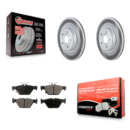 [Arrière] Kit de disque (revêtu) et plaquette (semi-métallique) de frein pour 2019-2022 Subaru Ascent KGF-102531