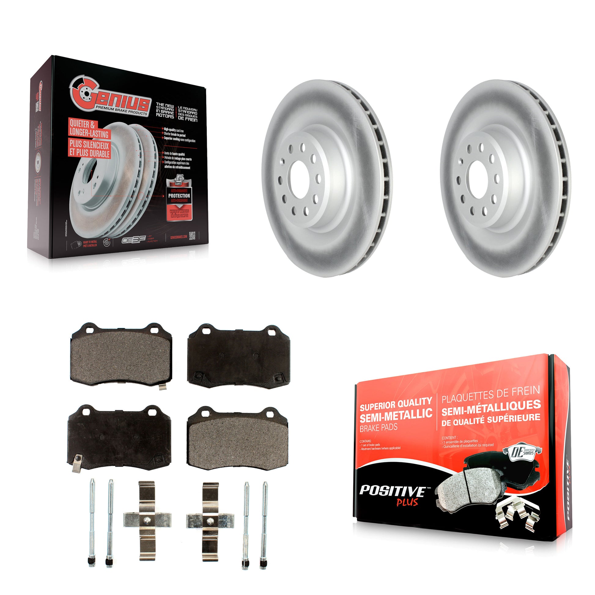 [Arrière] Disque et plaquette de frein pour 2016 Tesla S From 04 16 KGF-102535