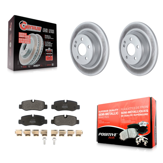 [Arrière] Kit de disque (revêtu) et plaquette (semi-métallique) de frein pour Mercedes-Benz Metris KGF-102540