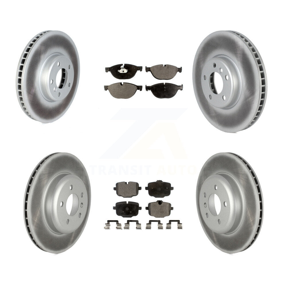 [Avant + Arrière] Kit de disque (revêtu) et plaquette (semi-métallique) de frein pour BMW 550i xDrive 650i Gran Coupe KGF-102553
